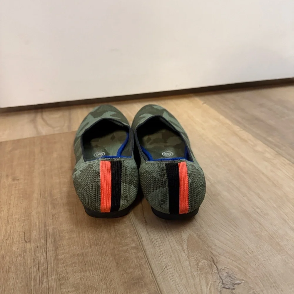 Rothy’s The Loafer Olive Green Camo Women’s Size 7